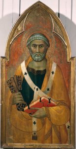 Pyhä Pietari, paneeli polyptyykistä, joka on maalattu San Francesco de Colle Val d